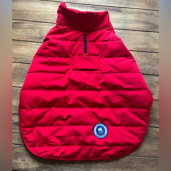 Blueberry Pet Windproof Waterproof Red Dog Coat 20” - Picture 2 of 6
